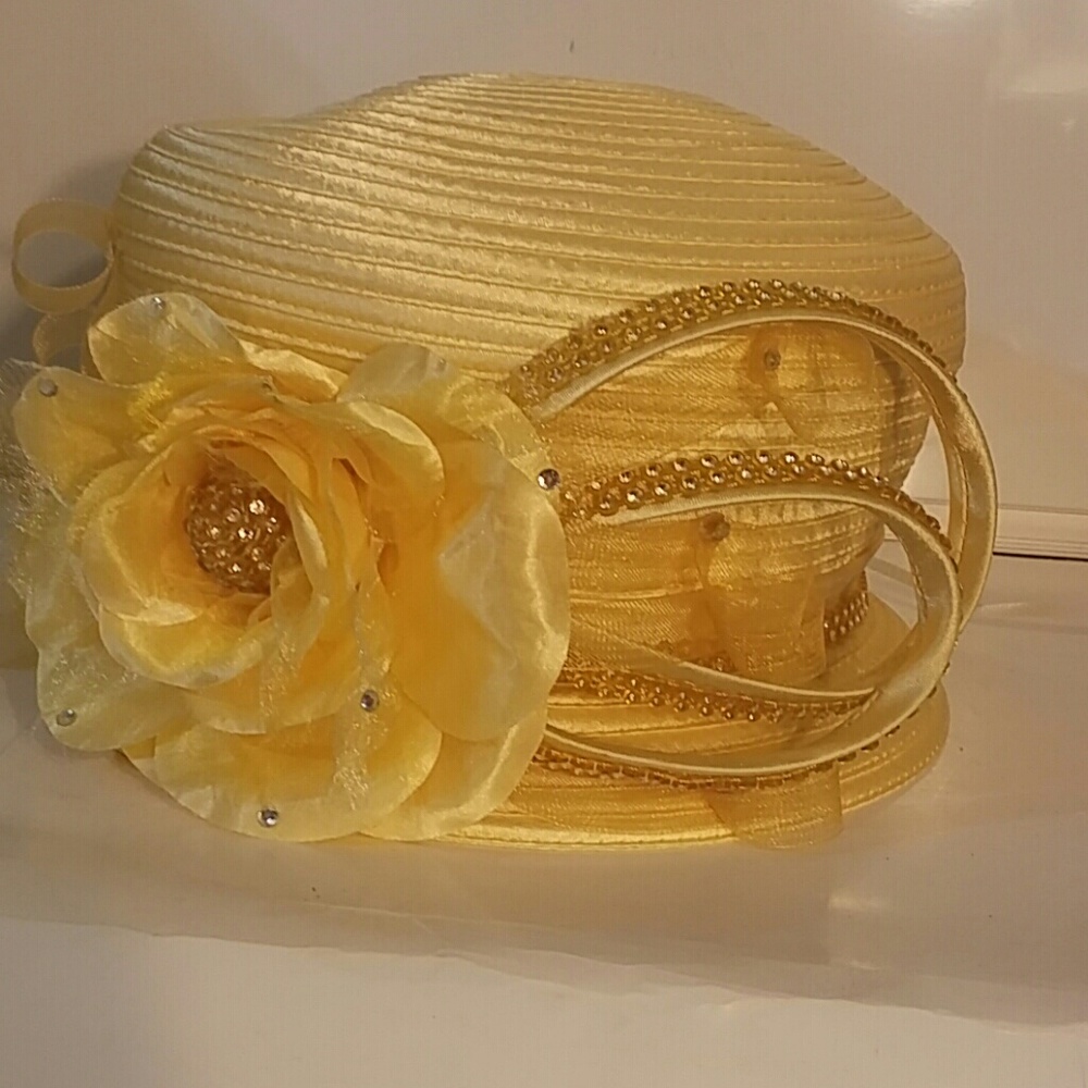 Yellow summer hat